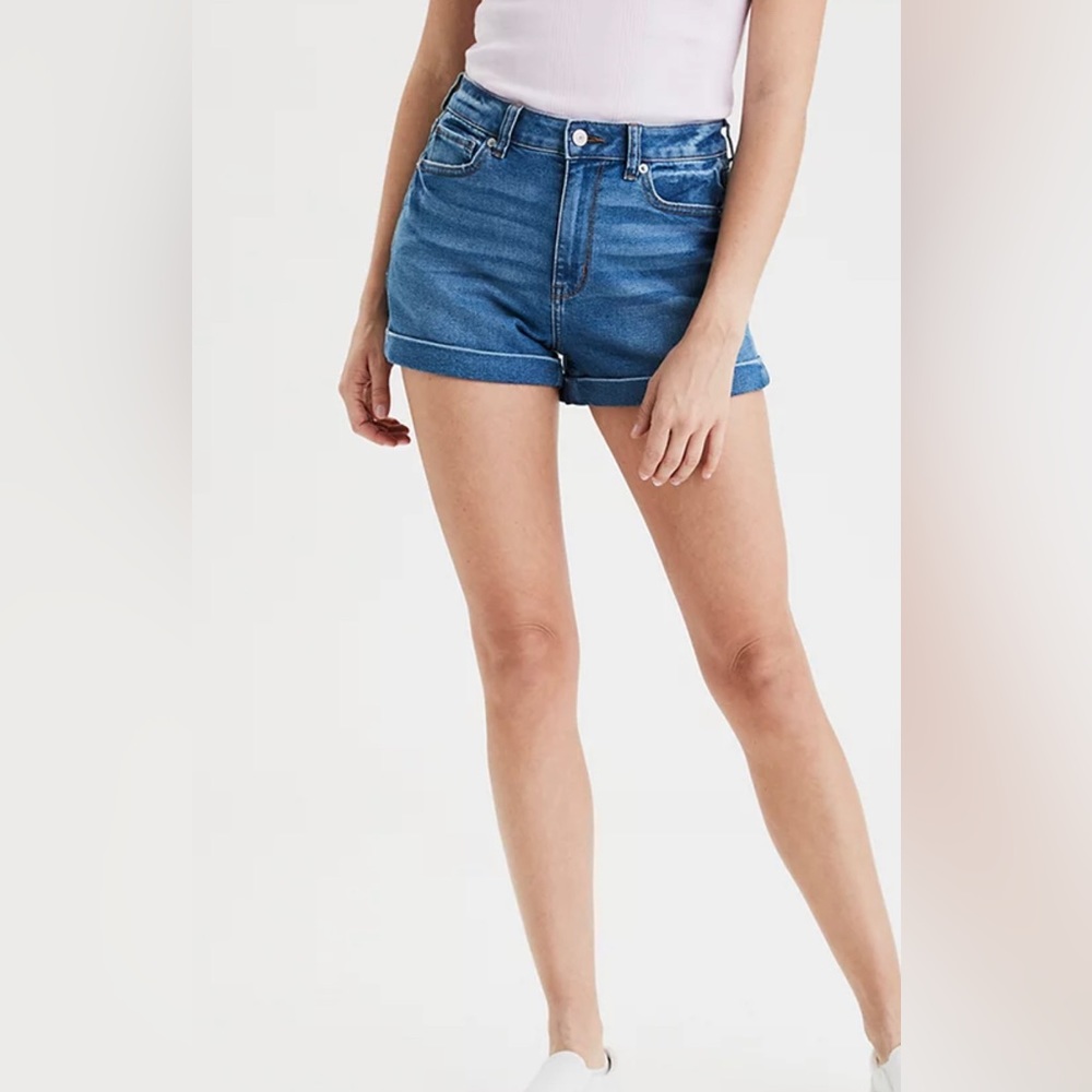 NWT American Eagle Mom Jean Crossover Stretch